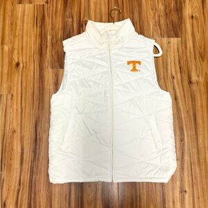 Colosseum unisex University of Tennessee puffer vest jacket